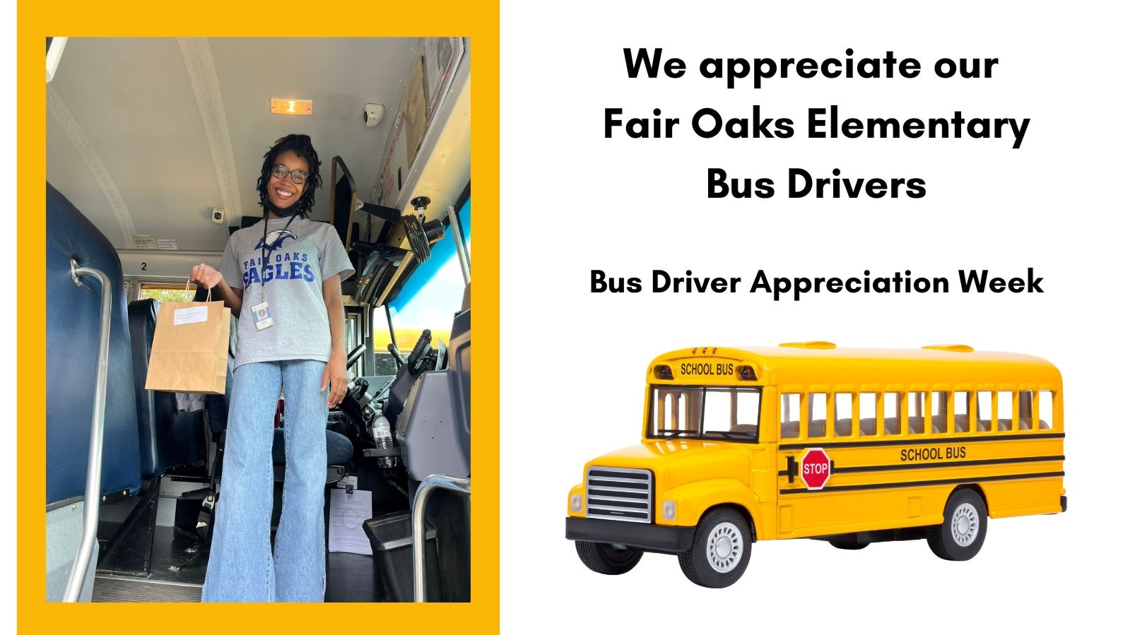 Fair Oaks Has the BEST Bus Drivers!